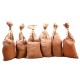 100 Filled Hessian Sandbags