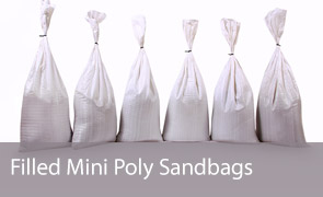 Filled Mini Poly Sand Bags